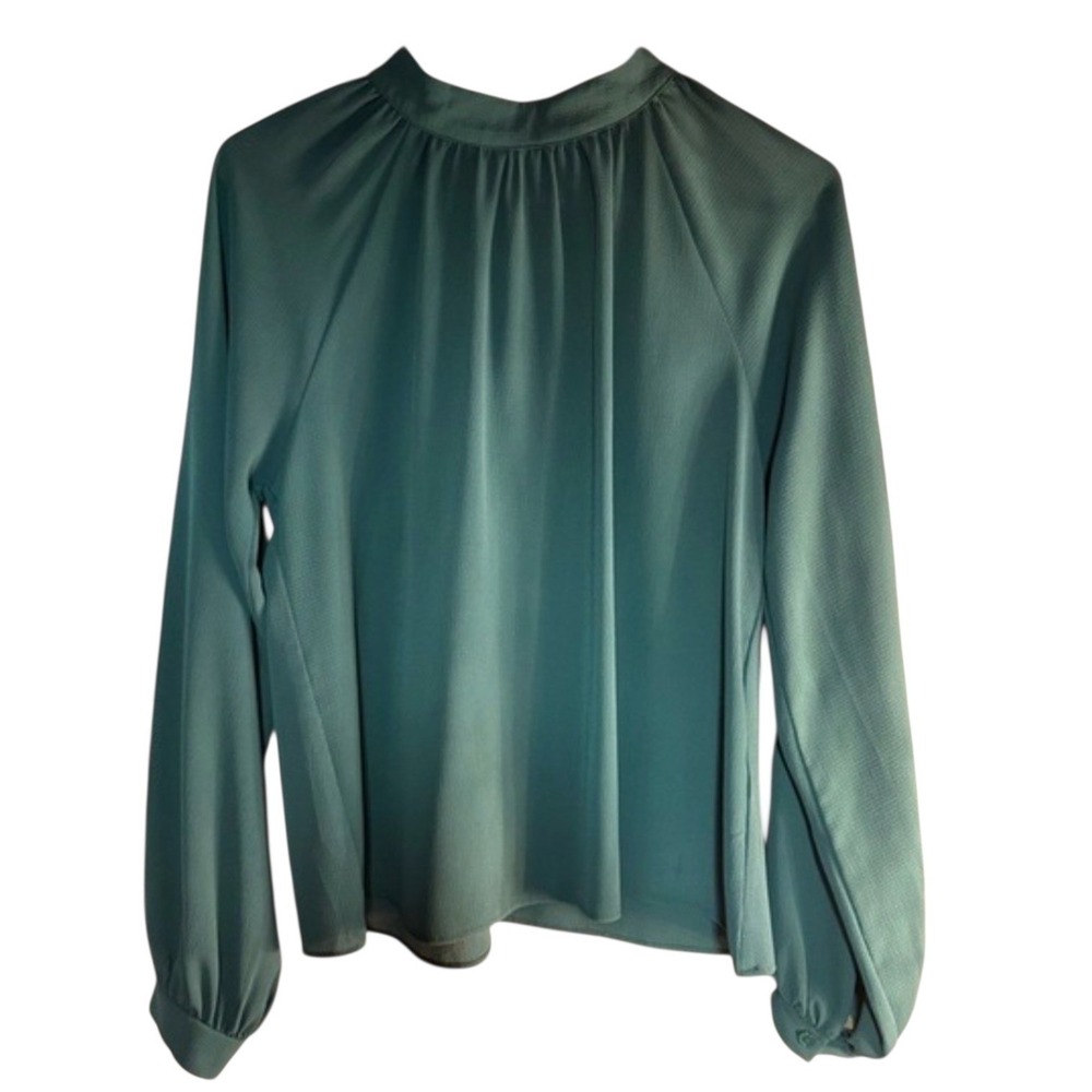 Lush Teal‎ Long Sleeve Blouse